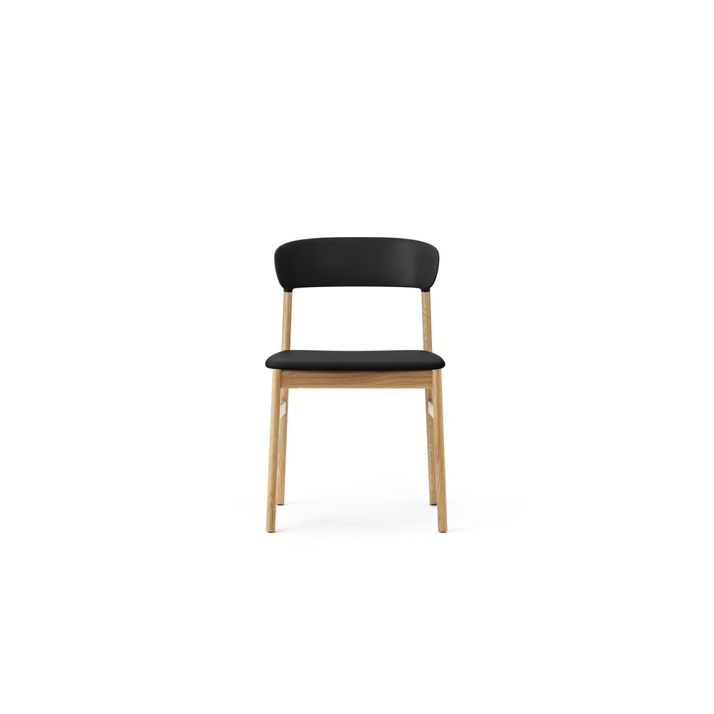 Normann Copenhagen Herit chair oak/leather black LIVING AND CO.