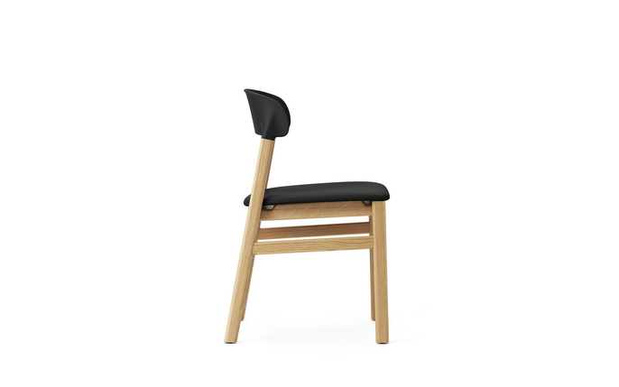 Normann Copenhagen Herit stol eg/læder sort - 1401020
