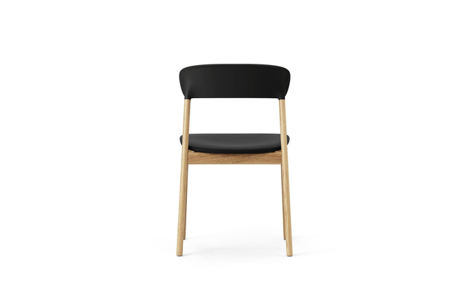 Normann Copenhagen Herit stol eg/læder sort - 1401020