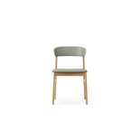 Normann Copenhagen Sedia Herit rovere/pelle verde - 1401022