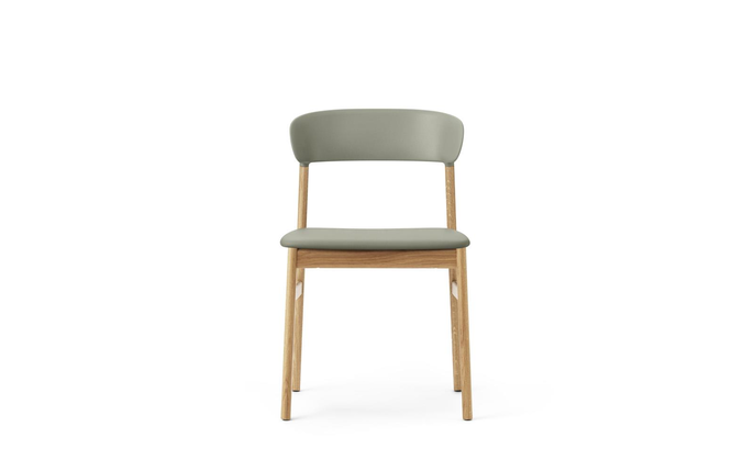 Normann Copenhagen Silla Herit roble/cuero verde - 1401022