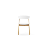 Normann Copenhagen Sedia Herit rovere/pelle bianco - 1401018 Normann Copenhagen Sedia Herit rovere/pelle bianco - 1401018