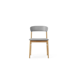 Normann Copenhagen Herit stoel eiken/leer grijs  - 1401019 Normann Copenhagen Herit stoel eiken/leer grijs  - 1401019