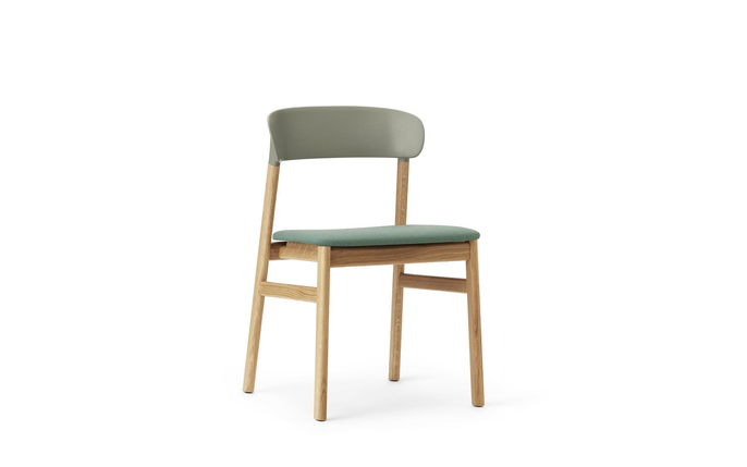 Normann Copenhagen Sedia Herit rovere/verde tessuto - 1401013