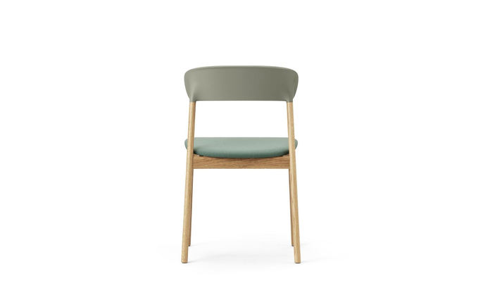 Normann Copenhagen Silla Herit roble/verde textil - 1401013