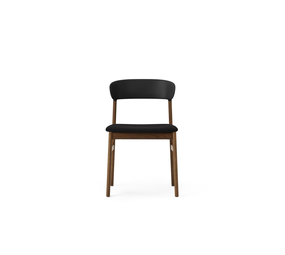 Normann Copenhagen Herit stoel donker eiken/textiel zwart Normann Copenhagen Herit stoel donker eiken/textiel zwart