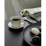 House Doctor Pion cup and saucer grey/white set of 4 pieces - 206260237