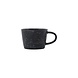 House Doctor Pion kop en schotel zwart/bruin set van 4 stuks - 206260236 House Doctor Pion kop en schotel zwart/bruin set van 4 stuks - 206260236