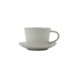 House Doctor Pion kop en schotel grijs/wit set van 4 stuks - 206260237 House Doctor Pion kop en schotel grijs/wit set van 4 stuks - 206260237
