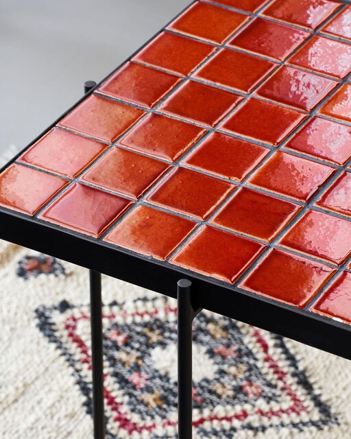 House Doctor Kuna side table rust/red - 266140007