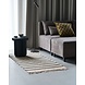 House Doctor Sima vloerkleed zwart/naturel - 206230712 House Doctor Sima vloerkleed zwart/naturel - 206230712