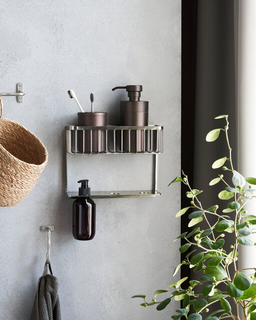 House Doctor Bath wall rack silver - 205347003