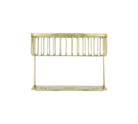 House Doctor Bath wall rack brass