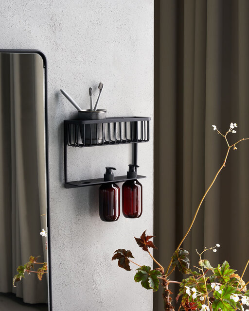 House Doctor Bath wall rack black - 205347001