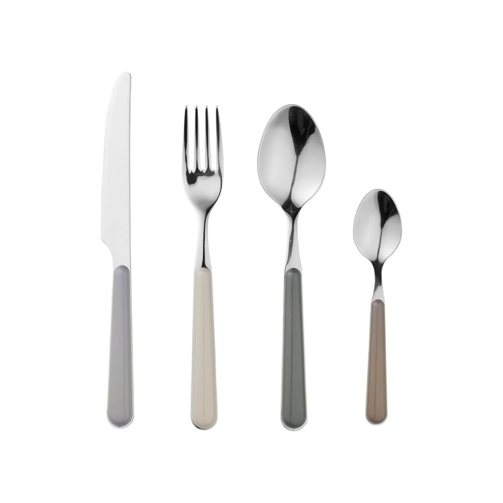 Broste Copenhagen Marstal cutlery set 8 pieces - shades of gray - 55500001