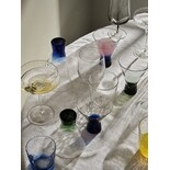 Broste Copenhagen Konus cocktail glasses 10cl blue set of 6 pieces - 14496261