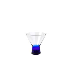 Broste Copenhagen Konus cocktailglazen 10cl blauw set van 6 stuks Broste Copenhagen Konus cocktailglazen 10cl blauw set van 6 stuks
