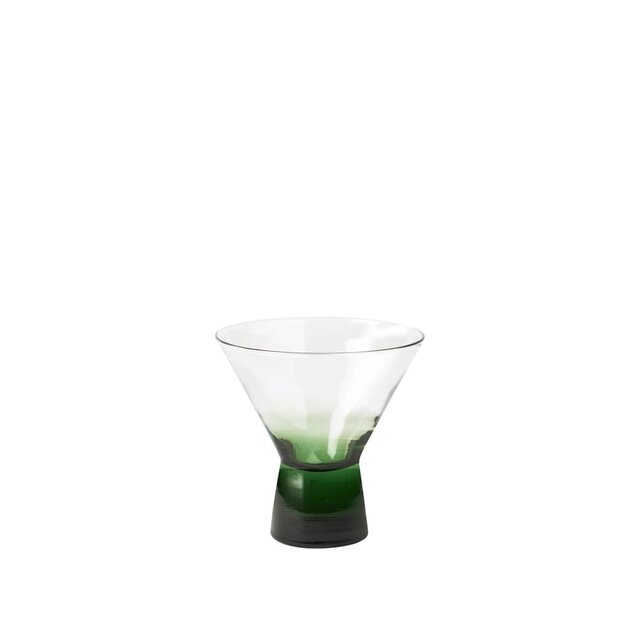 Broste Copenhagen Konus cocktailglazen 10cl groen set van 6 stuks - 14496264
