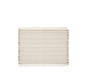 Broste Copenhagen Elouise dekkebrikker off white/grå sett med 8 stk Broste Copenhagen Elouise dekkebrikker off white/grå sett med 8 stk