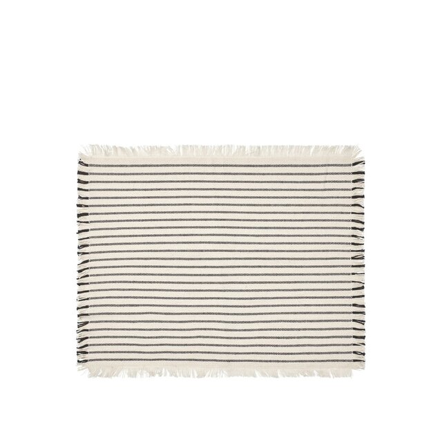 Broste Copenhagen Elouise Tischsets gebrochenes Weiß/Schwarz, 8er-Set – 71210322 Broste Copenhagen Elouise Tischsets gebrochenes Weiß/Schwarz, 8er-Set – 71210322