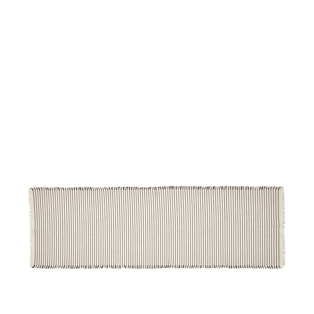 Broste Copenhagen Elouise bordløper off white/svart - 71210320