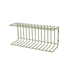 Broste Copenhagen Maggie wall shelf green