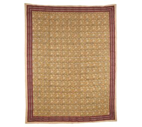 Doing Goods Botanisches Doppelplaid in der Tragetasche