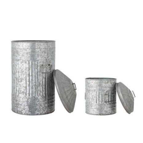 Bloomingville Delina trash can set of 2 pieces - LIVING AND CO.