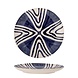 Bloomingville Shama borden blauw Ø20,5cm set van 6 stuks - 82060431 Bloomingville Shama borden blauw Ø20,5cm set van 6 stuks - 82060431