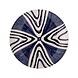 Bloomingville Shama borden blauw Ø20,5cm set van 6 stuks - 82060431 Bloomingville Shama borden blauw Ø20,5cm set van 6 stuks - 82060431