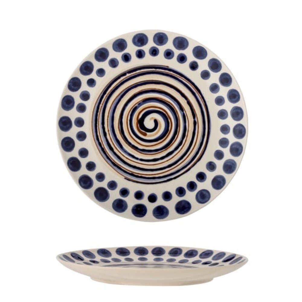 Bloomingville Shama borden oranje Ø20,5cm set van 6 stuks - 82060432 Bloomingville Shama borden oranje Ø20,5cm set van 6 stuks - 82060432