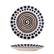 Bloomingville Shama borden oranje Ø20,5cm set van 6 stuks - 82060432 Bloomingville Shama borden oranje Ø20,5cm set van 6 stuks - 82060432