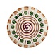 Bloomingville Shama borden groen Ø20,5cm set van 6 stuks - 82060433 Bloomingville Shama borden groen Ø20,5cm set van 6 stuks - 82060433