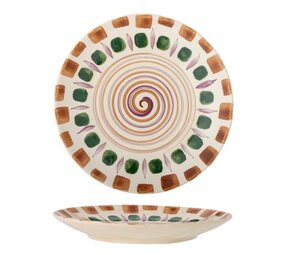 Bloomingville Shama assiettes vertes Ø27cm set de 6 pièces Bloomingville Shama assiettes vertes Ø27cm set de 6 pièces