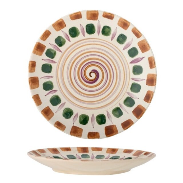 Bloomingville Shama tallerkener grønn Ø27cm sett med 6 deler - 82060434