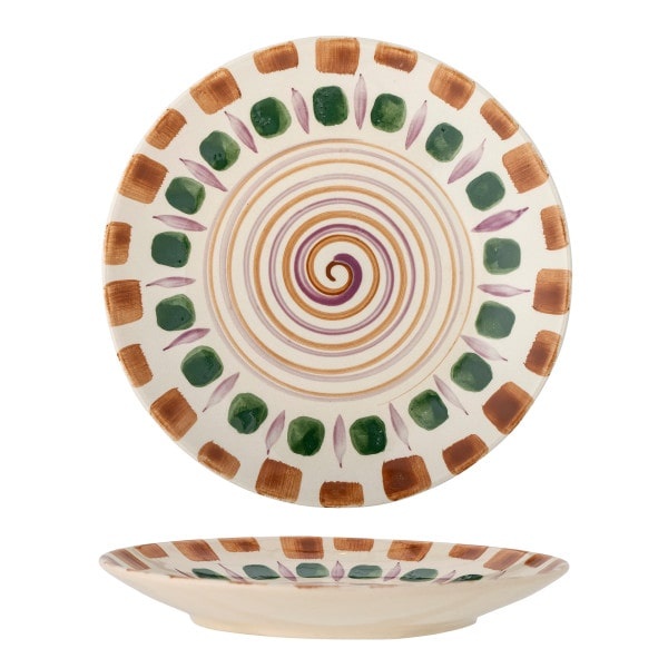 Bloomingville Shama plates green Ø27cm set of 6 pieces - 82060434