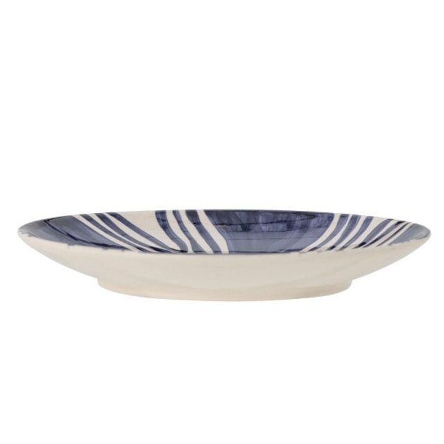 Bloomingville Shama borden blauw Ø27cm set van 6 stuks - 82060435