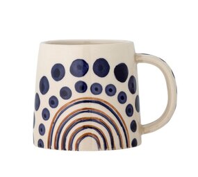 Bloomingville Juego de tazas Shama naranja de 6 piezas