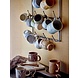 Bloomingville Reanna mokken bruin set van 4 stuks - 82060126 Bloomingville Reanna mokken bruin set van 4 stuks - 82060126
