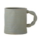 Bloomingville Reanna mokken groen set van 4 stuks - 82060127 Bloomingville Reanna mokken groen set van 4 stuks - 82060127
