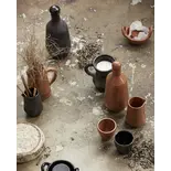 Nordal Vasos de enebro marrón set de 6 piezas - 9198