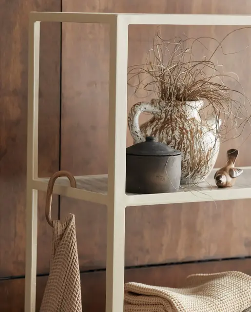 Nordal Vaso in ginepro con coperchio nero - 9192