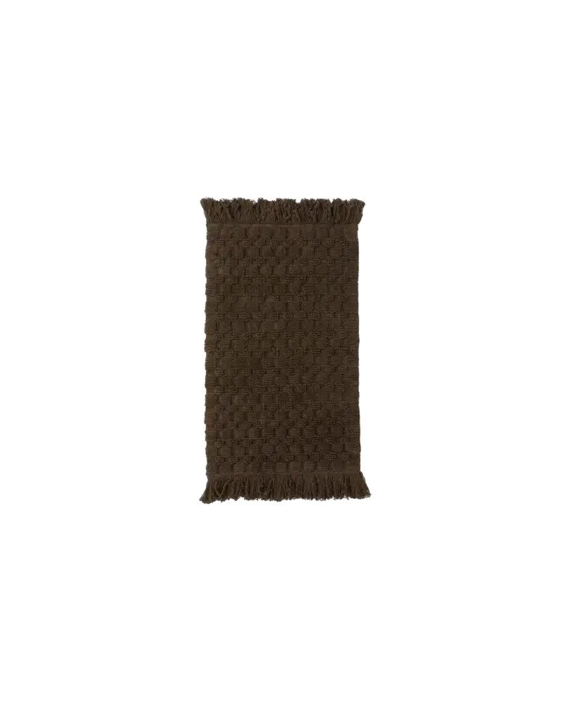 Nordal Alfombra de baño Luna marrón oscuro - 8692 Nordal Alfombra de baño Luna marrón oscuro - 8692