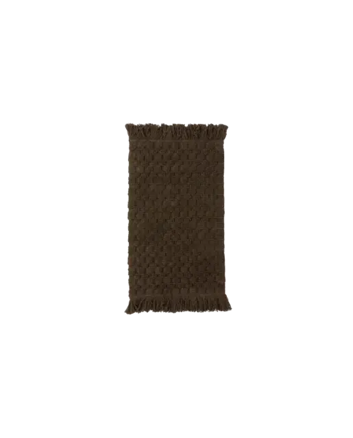Nordal Tapis de bain Luna marron foncé - 8692 Nordal Tapis de bain Luna marron foncé - 8692