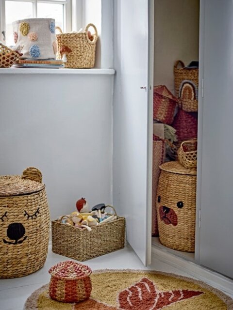 Bloomingville Mini Agnes cestini portaoggetti set da 2 pezzi - 82058539