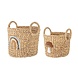 Bloomingville Mini Agnes opbergmanden set van 2 stuks - 82058539 Bloomingville Mini Agnes opbergmanden set van 2 stuks - 82058539