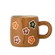 Bloomingville Mini Addy mokken bruin set van 6 stuks - 82060485 Bloomingville Mini Addy mokken bruin set van 6 stuks - 82060485