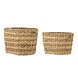 Bloomingville Indra manden set van 2 stuks - 82064111 Bloomingville Indra manden set van 2 stuks - 82064111