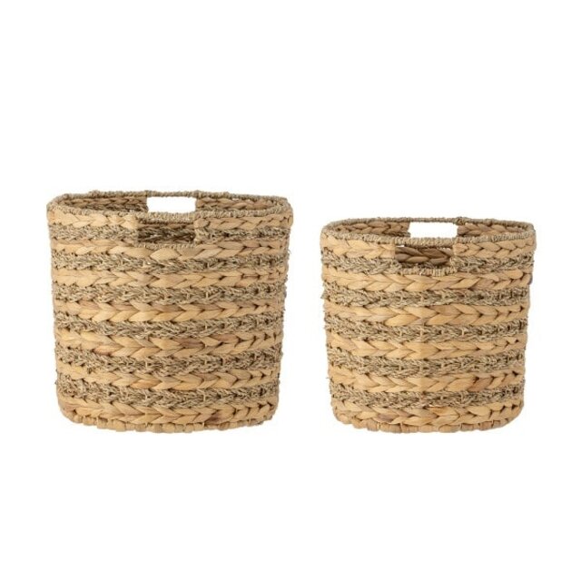 Bloomingville Indra manden naturel set van 2 stuks - 82064179