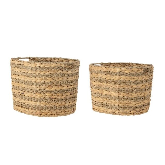 Bloomingville Indra manden naturel set van 2 stuks - 82064179